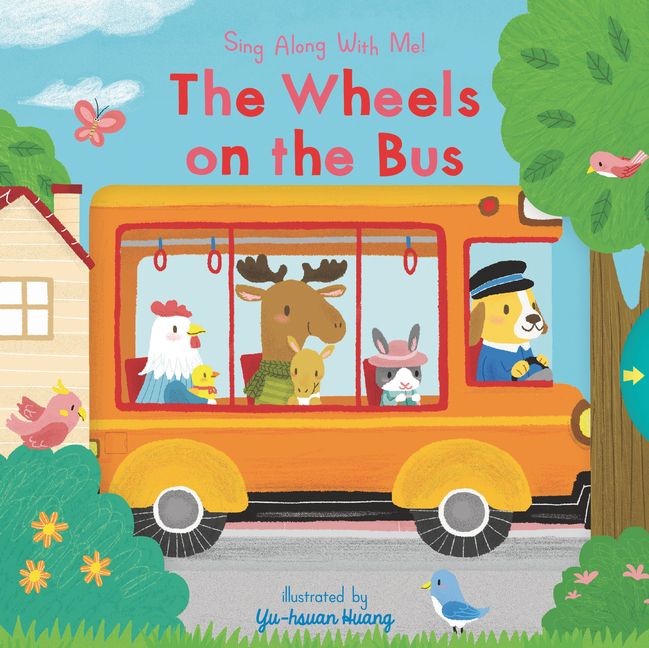 The Wheels on the Bus: (A Classic Nursery Rhyme Board Book with Interactive Sliders and Qr Code for Instrumental and Vocal Versions - For Babies and Toddl