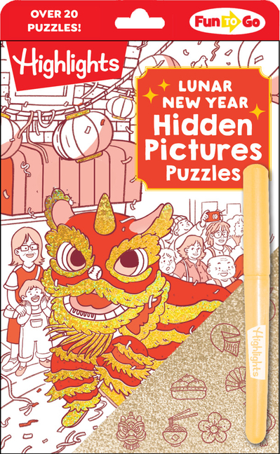 Lunar New Year Hidden Pictures Puzzles