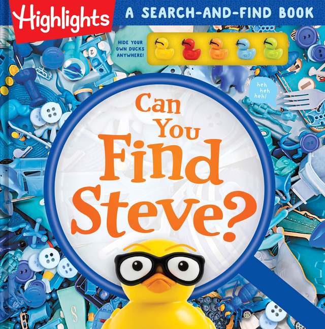 Can You Find Steve?: A Hide-And-Seek Puzzle Adventure with Find It Games and Challenges, Scavenger Hunt Duck Book for Kids Ages 6-9