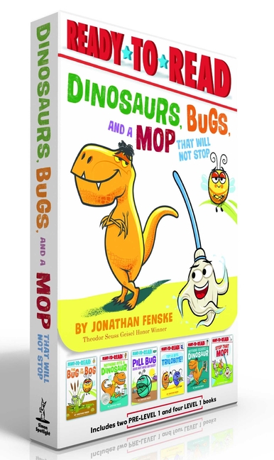 Dinosaurs, Bugs, and a Mop That Will Not Stop (Ready to Read Boxed Set)