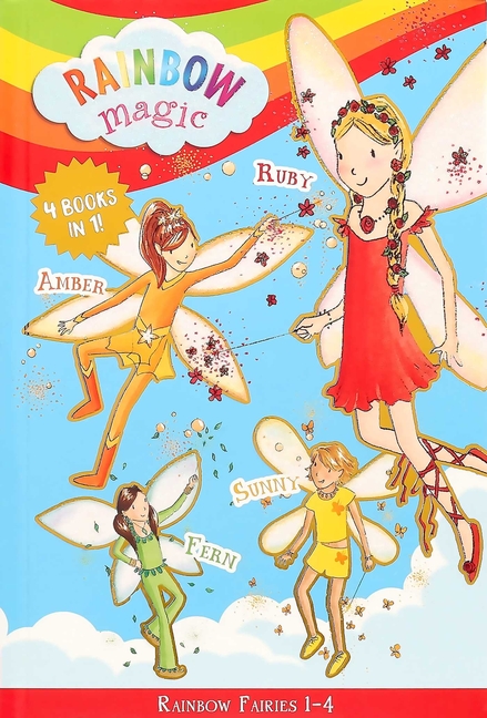Rainbow Magic: The Rainbow Fairies: Books #1-4: Ruby the Red Fairy, Amber the Orange Fairy, Sunny the Yellow Fairy, Fern the Green Fairy