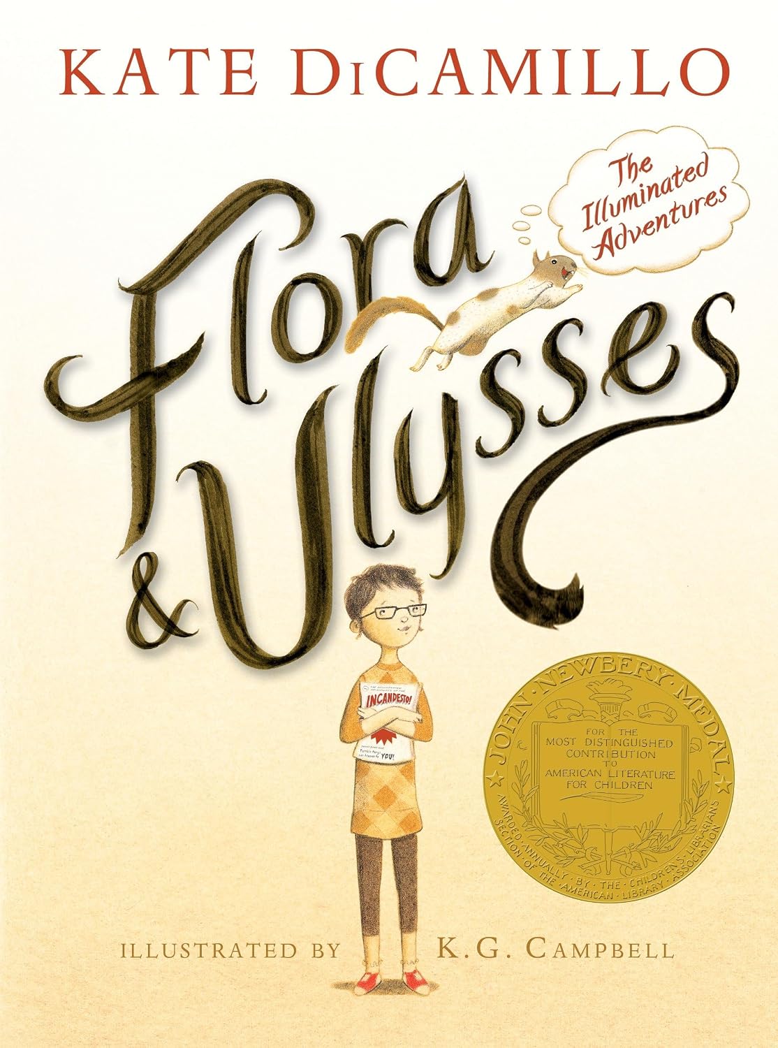 Cover image of Flora and Ulysses: The Illuminated Adventures
